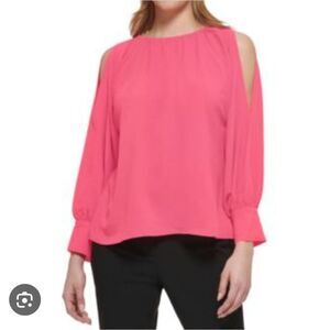 Calvin Klein Bright Pink Blouse XL